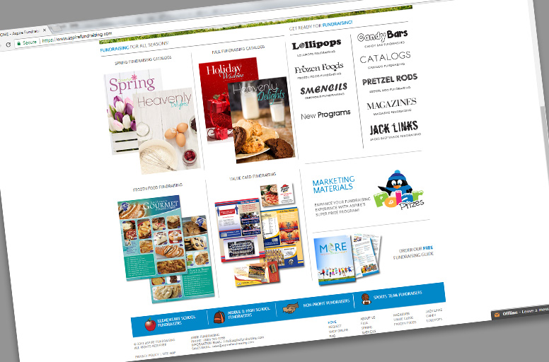 Aspire Fundraising Web Design 2